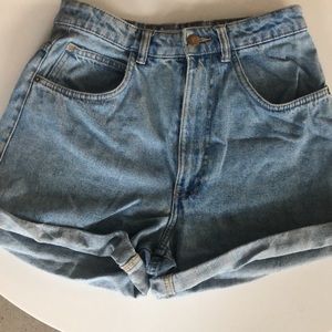 zara mom shorts